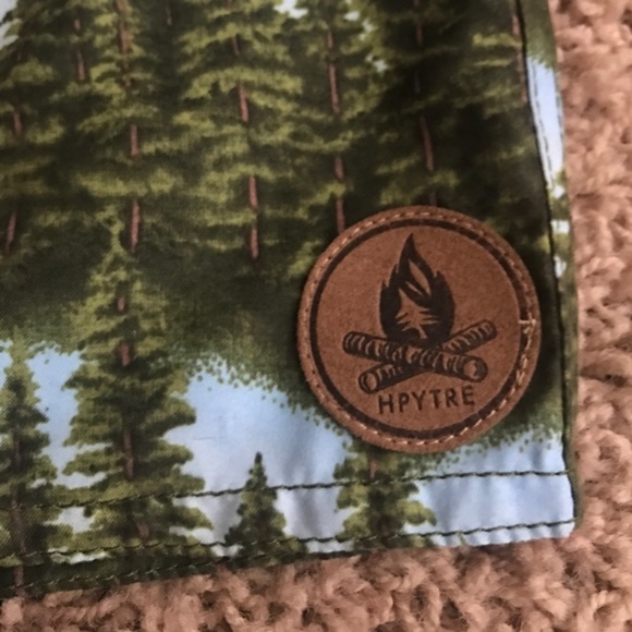 Mens Hippy Tree Board Shorts Size 34 - Picture 4 of 4